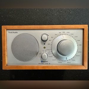 Tivoli Audio Model One Bluetooth AM/FM Radio/Speaker (Cherry/Silver)